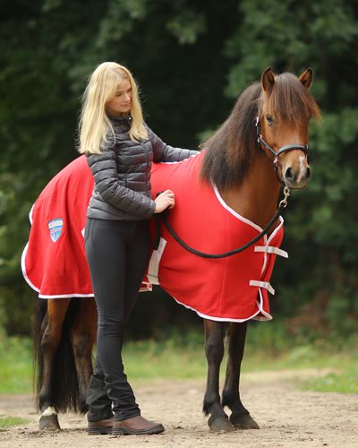 HILBAR ABSCHWITZDECKE (ROT)